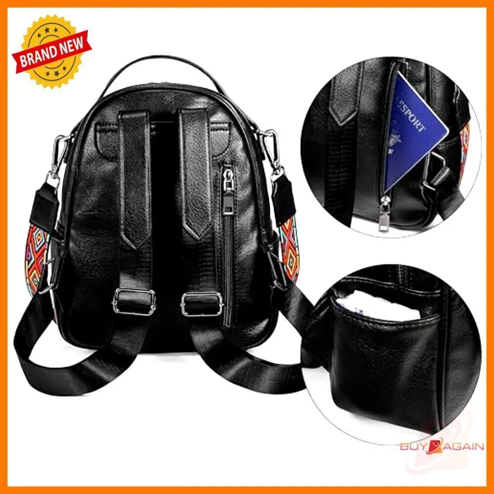 Mini Backpack Convertible Shoulder Bag Crossbody Purse Handbag